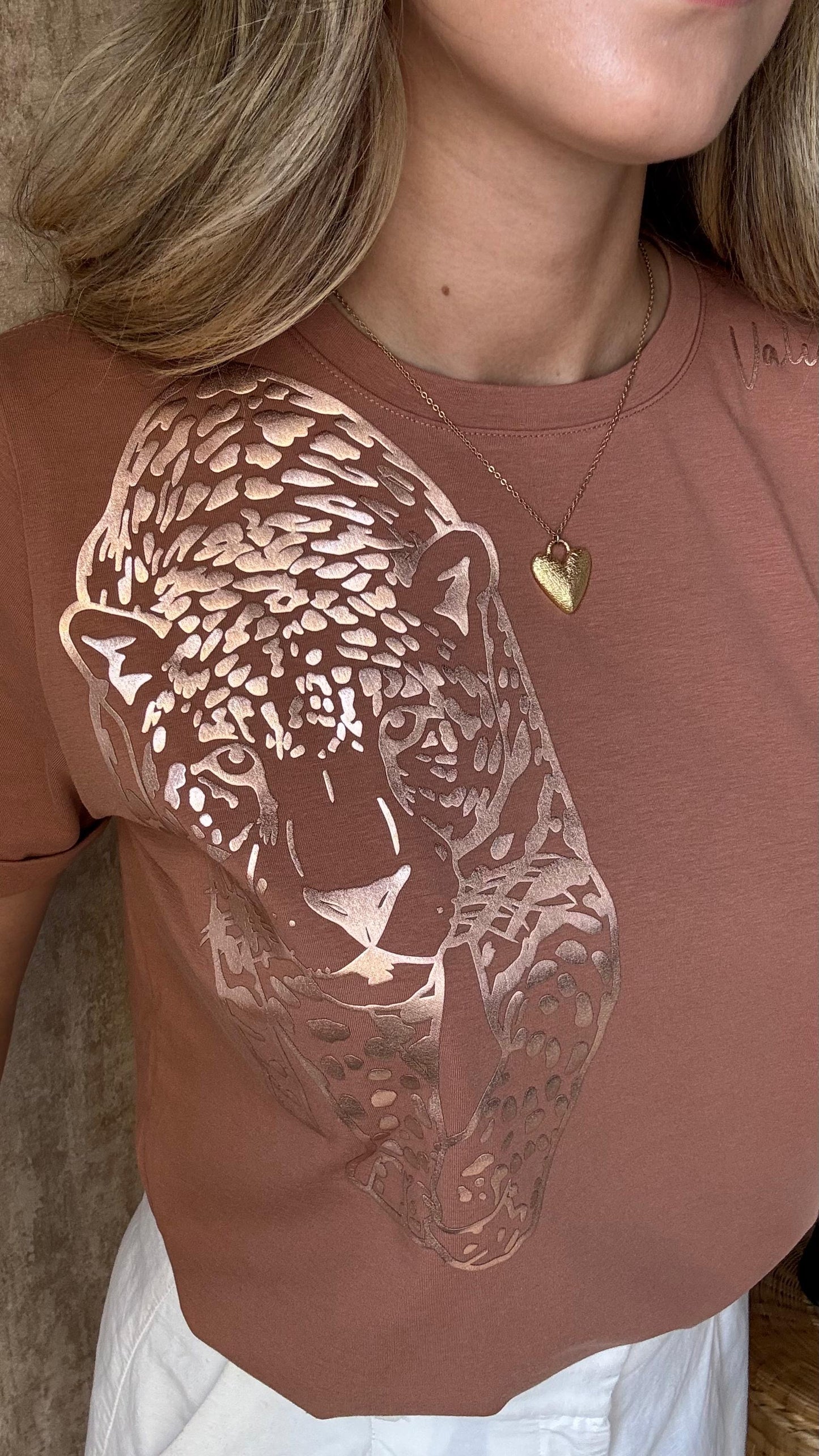 Camiseta Tigre metal Café