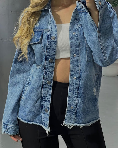 Chaqueta 𝗗𝗘𝗡𝗜𝗠 azul Clara