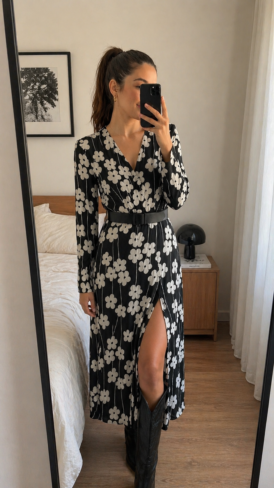 Vestido Any flores