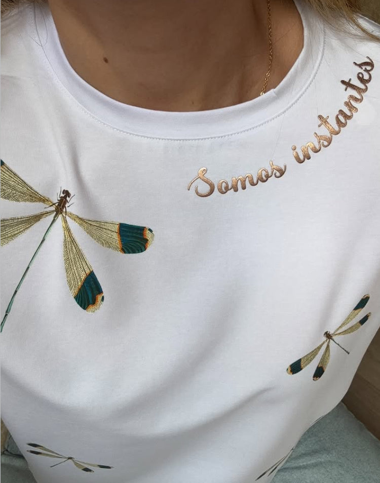 Camiseta libélulas