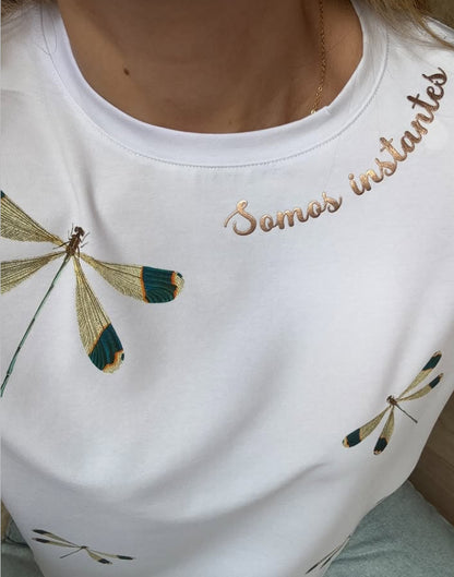 Camiseta libélulas