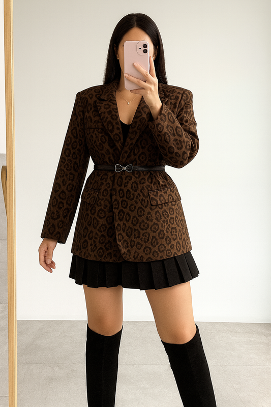 Blazer animal Print