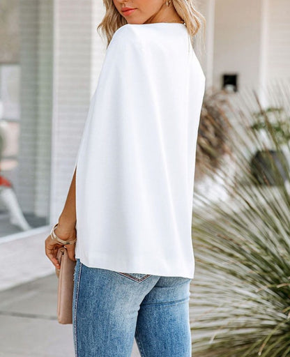 Blazer capa blanca