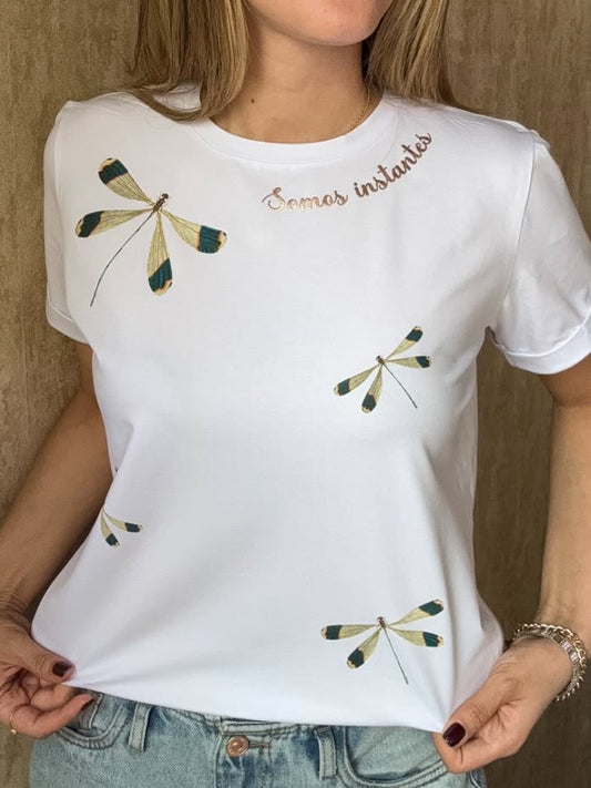 Camiseta libélulas