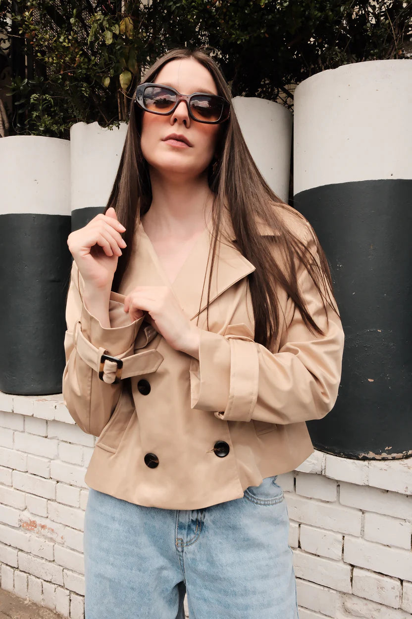 Gabardina Corta