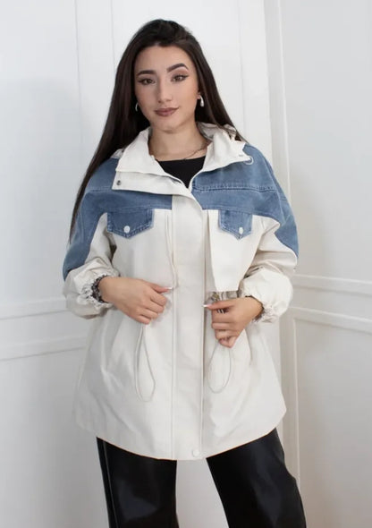 Parka Pakistán crema
