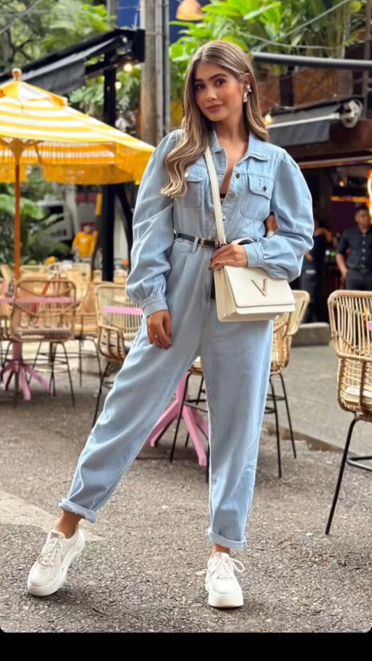 Enterizo Denim+ correa