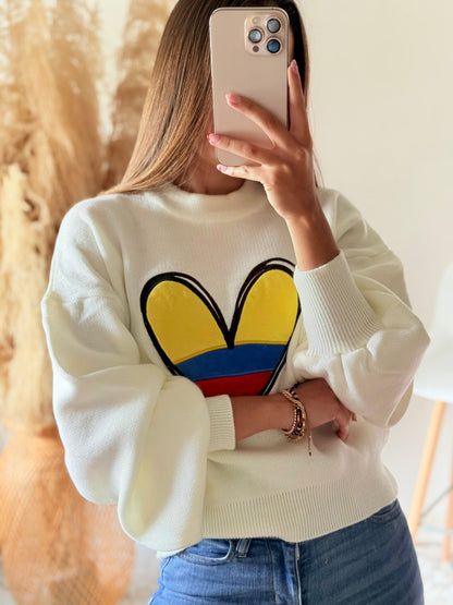 Suéter tricolor 🇨🇴