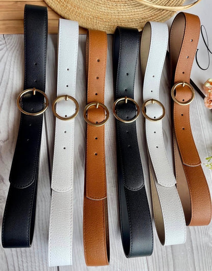 Correa hebilla redonda