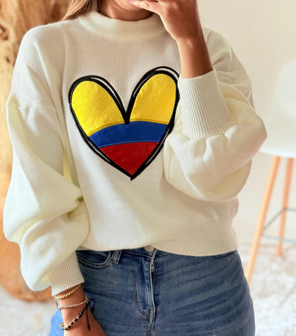 Suéter tricolor 🇨🇴