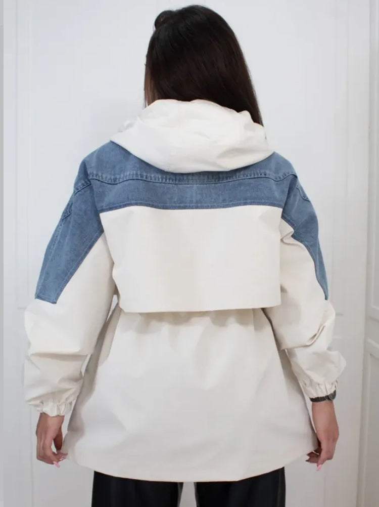 Parka Pakistán crema