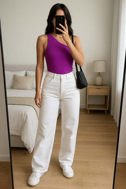 Body picapiedra morado