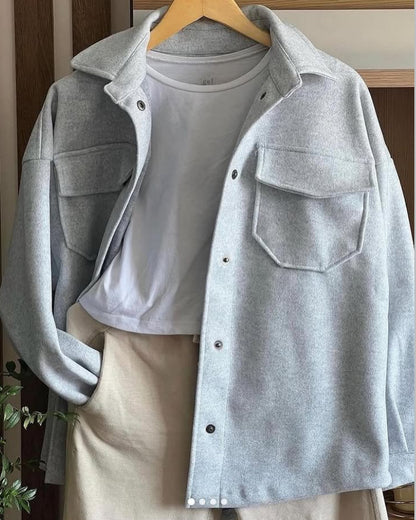 Leñadora  gris paño