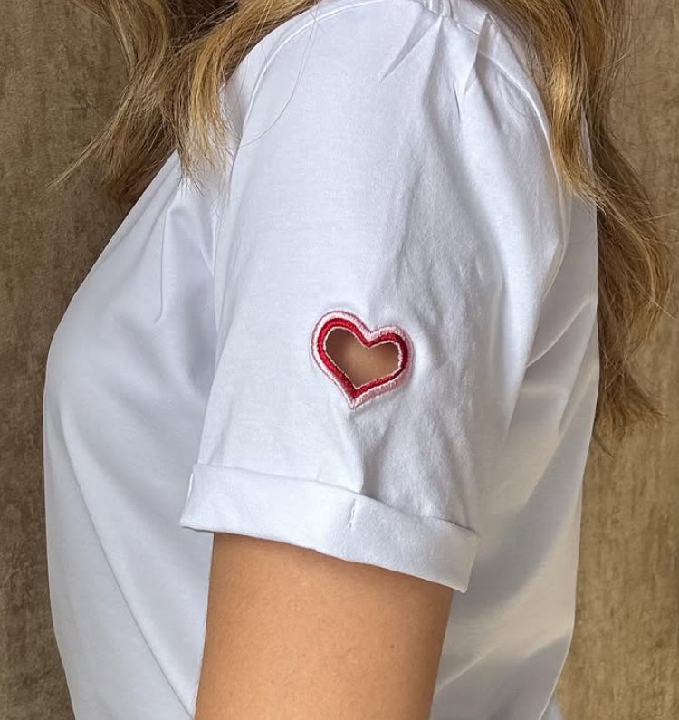 Camiseta mini corazón