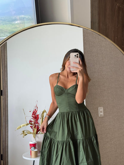 Vestido Fragata Verde