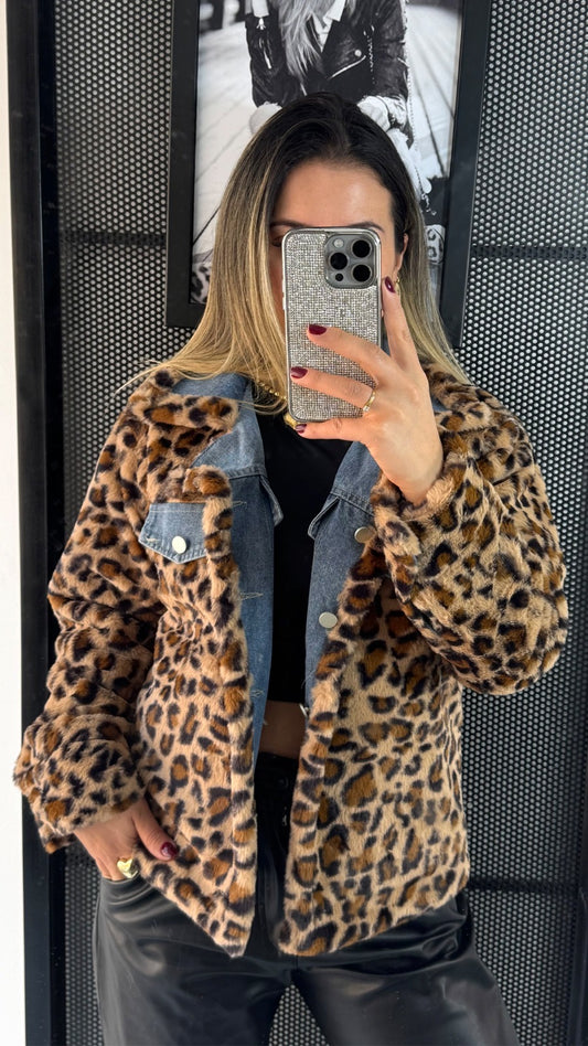 Chaqueta doble faz Print