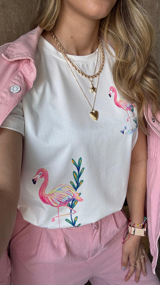 Camiseta flamencos 🦩