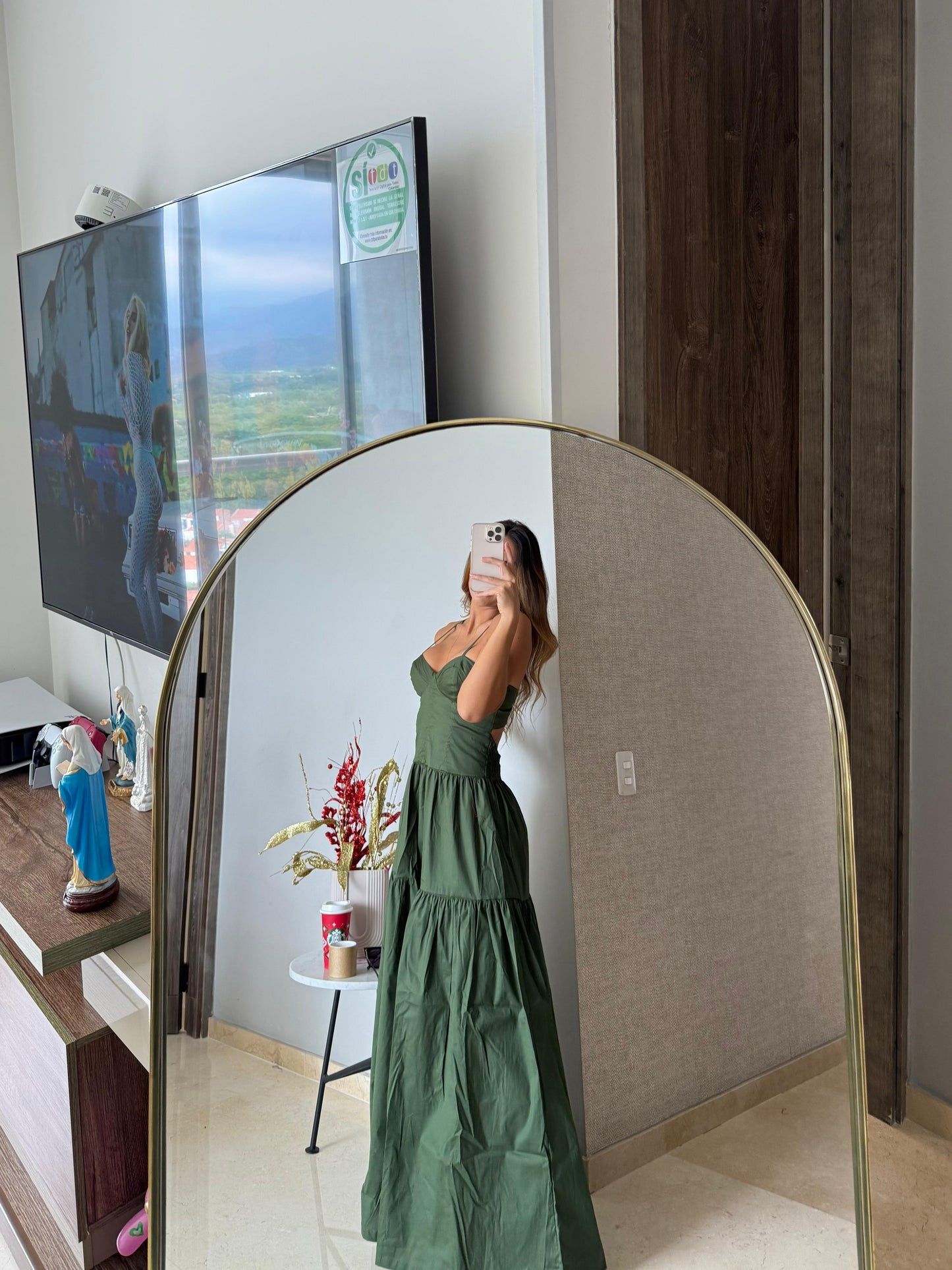 Vestido Alicia verde