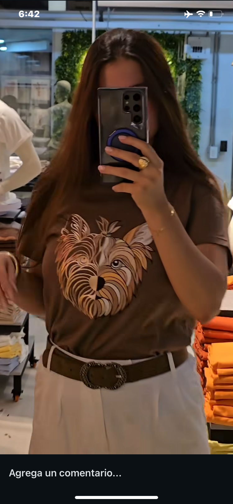 Camiseta 🐶 Metalizado
