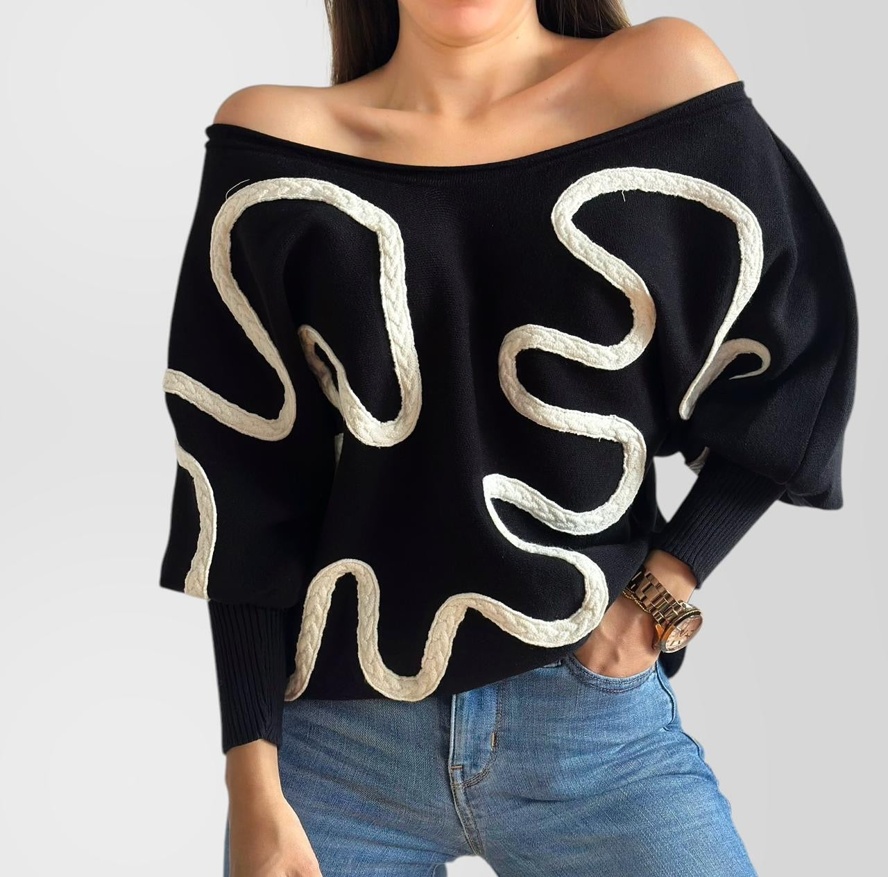 Suéter Abigail negro