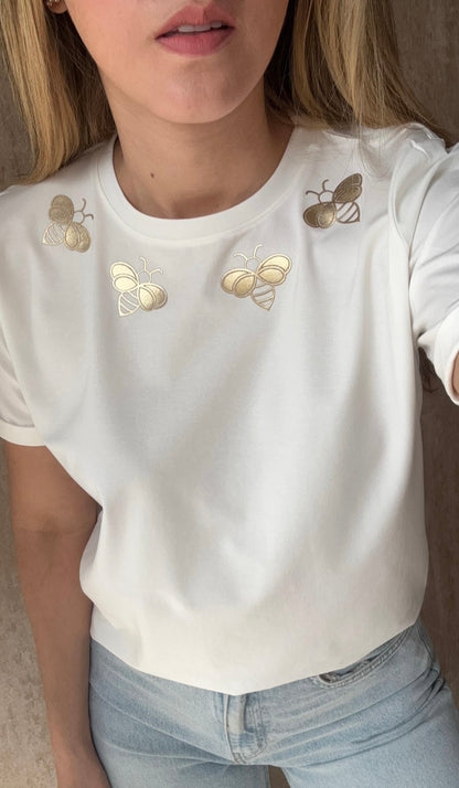Camiseta abejitas  Metalizada