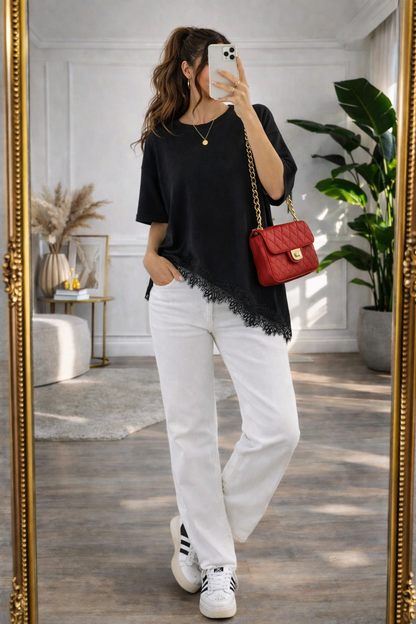 Camiseta asimétrica