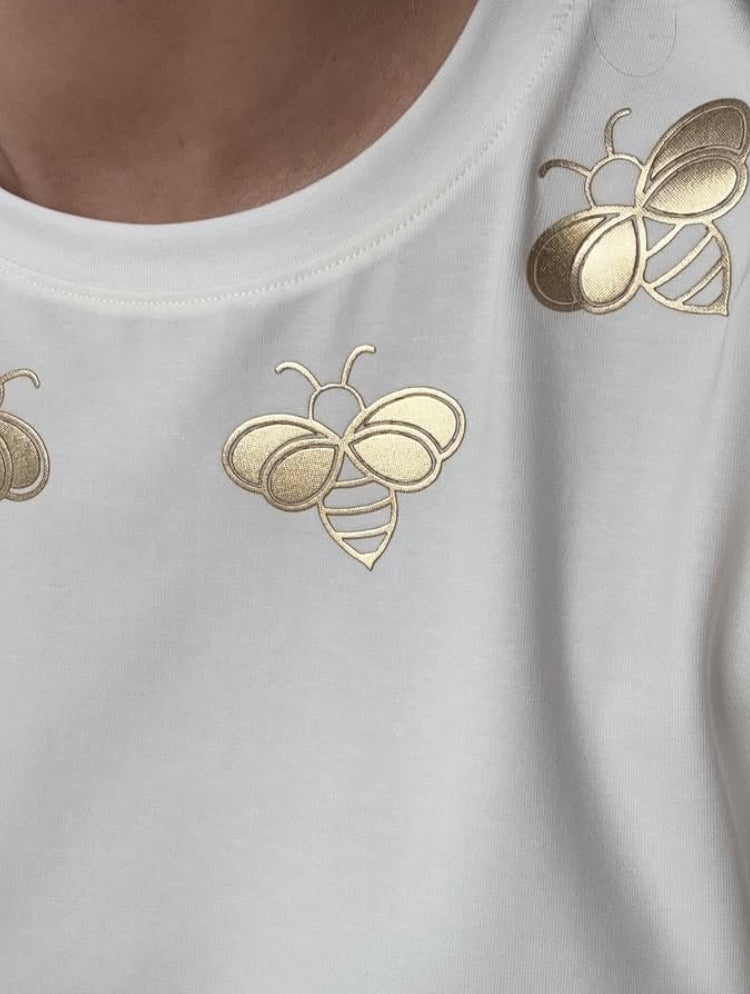 Camiseta abejitas  Metalizada