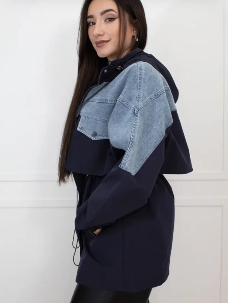 Parka Pakistán azul oscuro