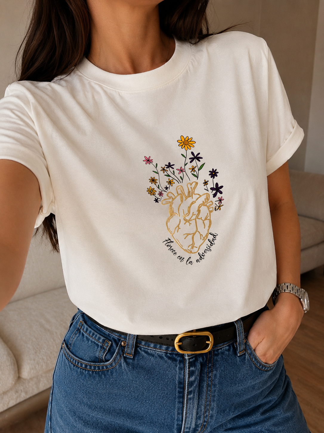 Camiseta Florecer
