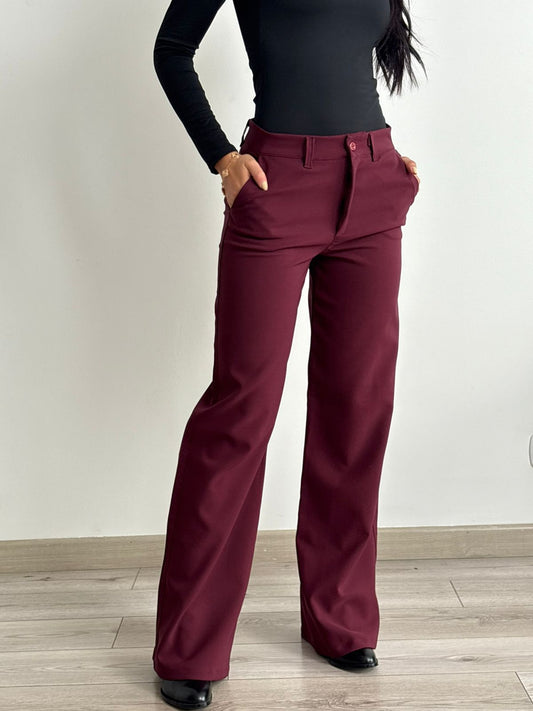 Pantalón Eloísa vinotinto