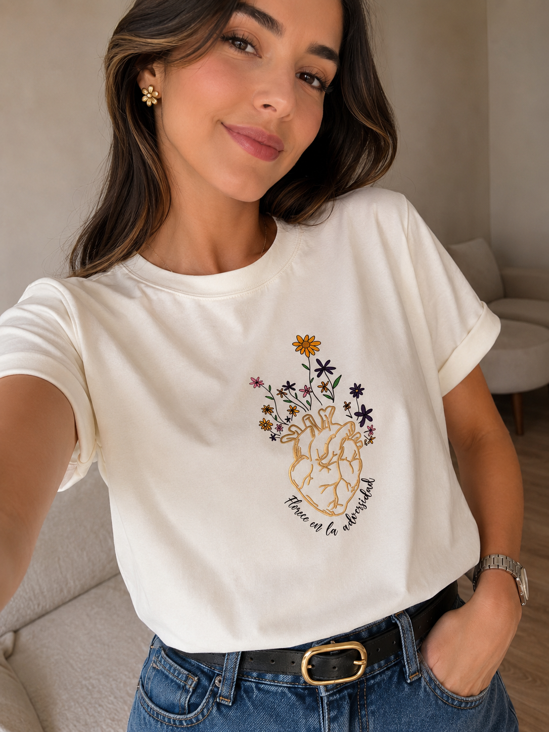 Camiseta Florecer