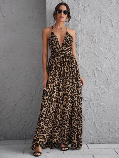 Vestido Maxi print