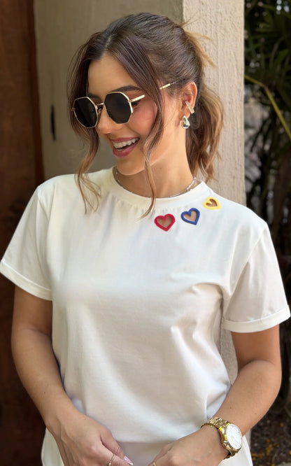 Camiseta orgullo tricolor