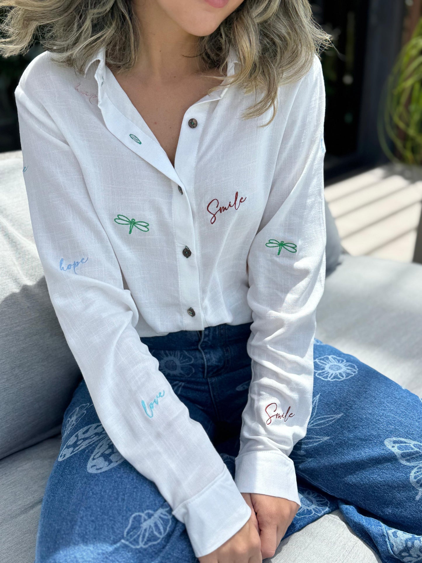 Camisa libélulas