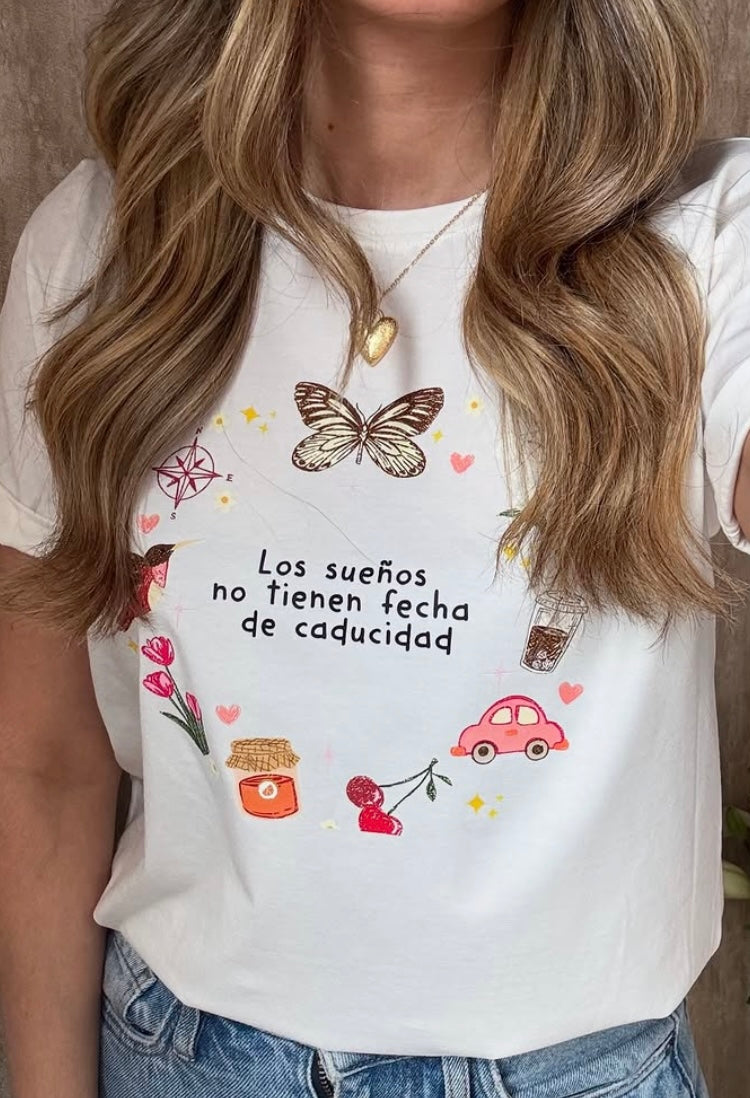 Camiseta sueños
