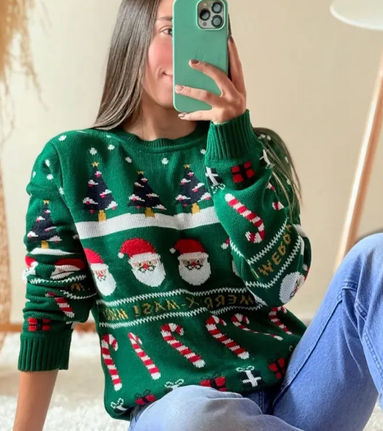 Suéter navideño Papá Noel