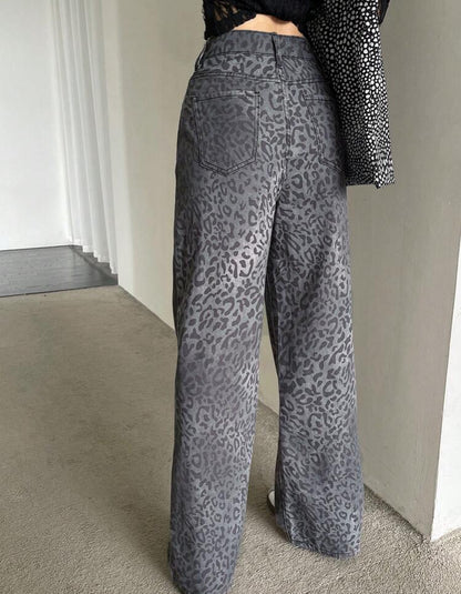 Pant Print gris