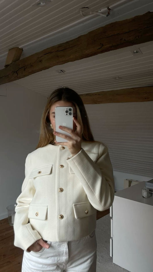 Chaqueta Milán marfil