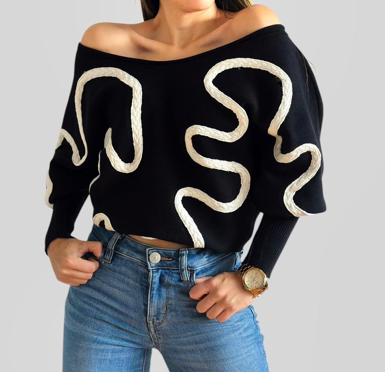 Suéter Abigail negro