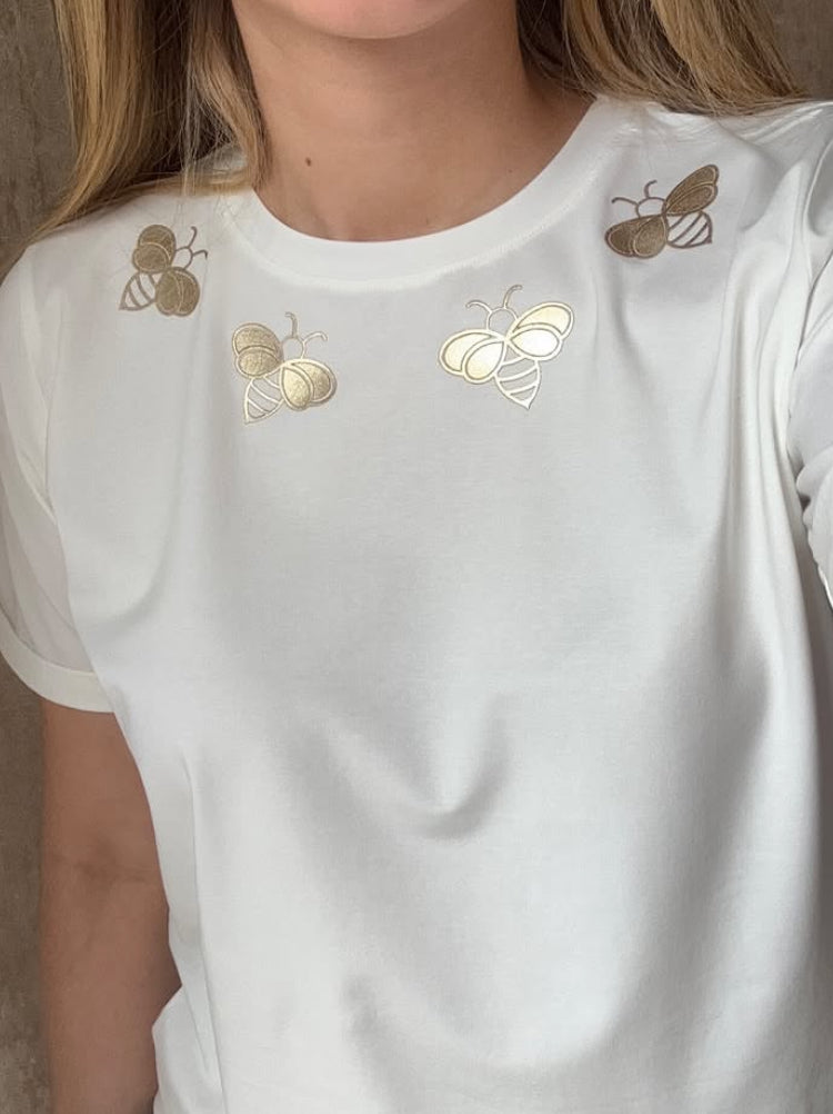 Camiseta abejitas  Metalizada