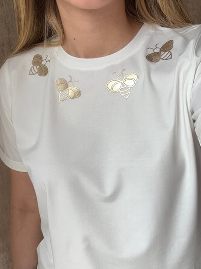 Camiseta abejitas  Metalizada