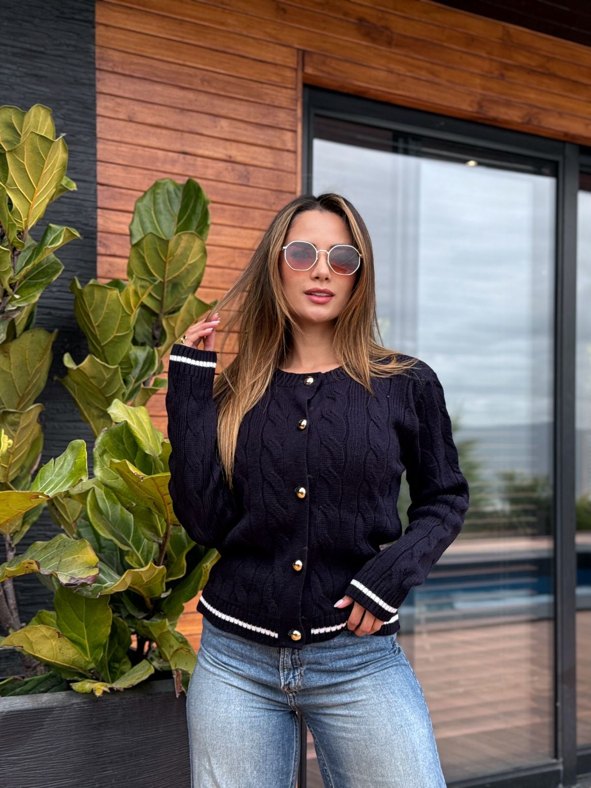 Cardigan Milan Azul oscuro