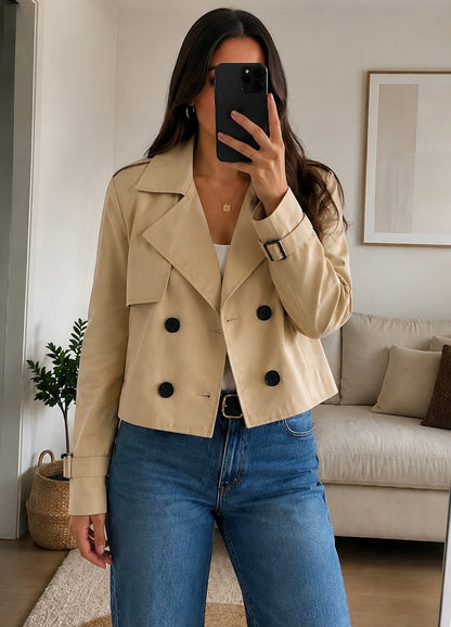 Gabardina Corta