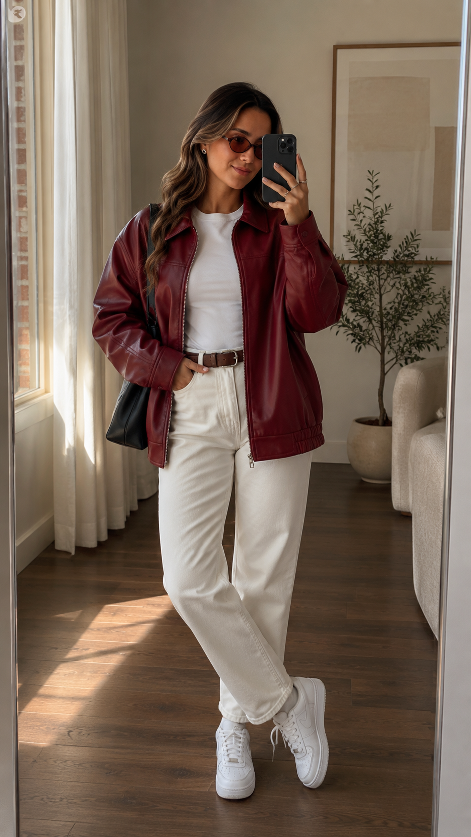 Chaqueta Iconic Vinotinto
